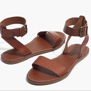 Madewell leather sandals - size 8
